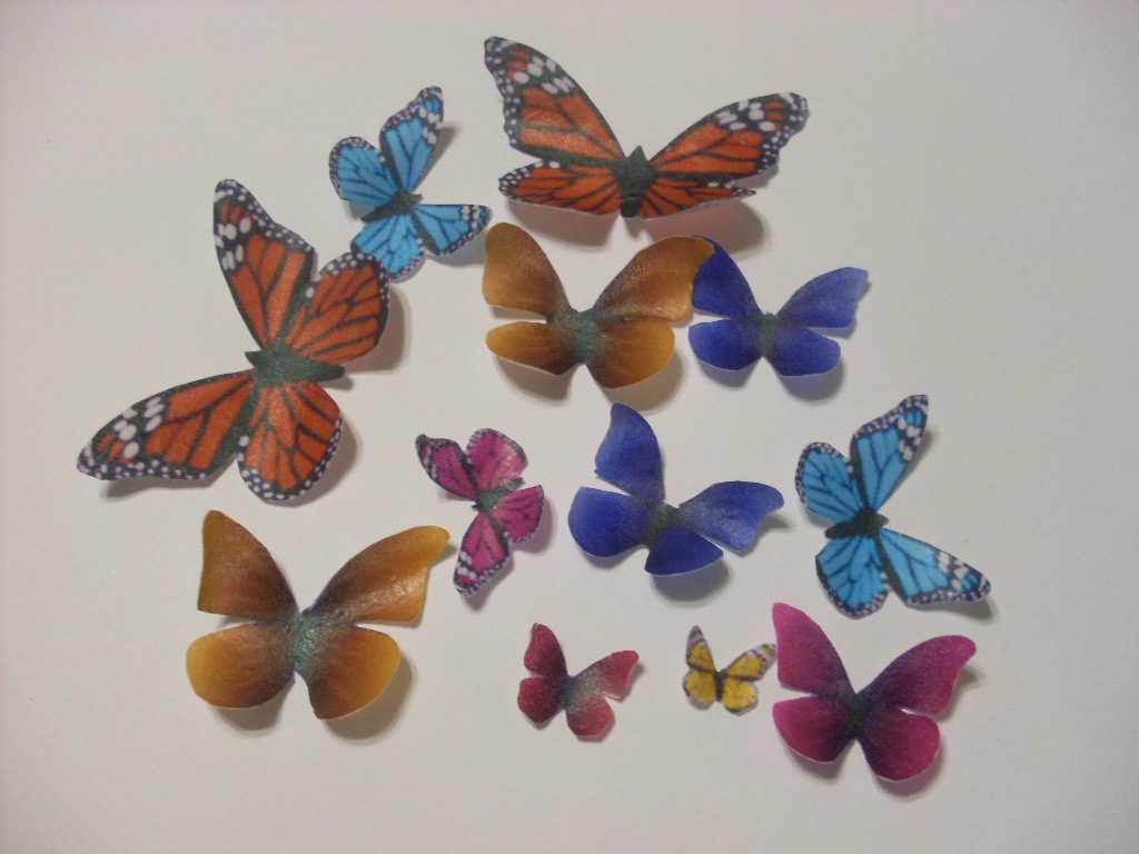 Las mariposas como decoración