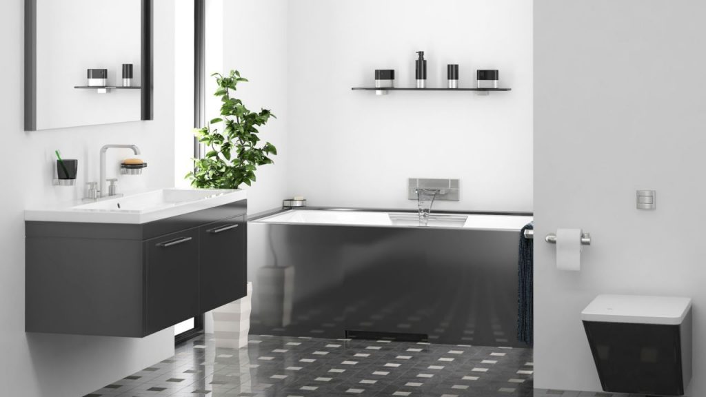 Decoración del hogar: Baños negros