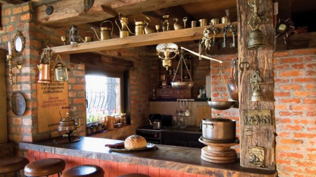 Decoración rústica.